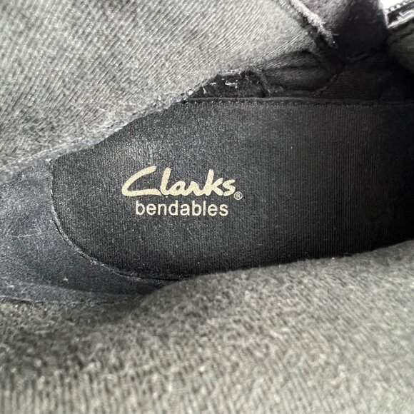 Clarks Black Heeled Boots - Picture 13 of 16